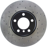 StopTech 12-15 BMW 335i Drilled Left Front Rotor