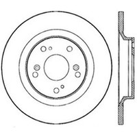 StopTech 00-09 Honda S2000 Front Drilled Right Rotor