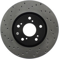 StopTech 06-08 Honda Civic Si Cross Drilled Left Front Rotor