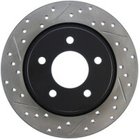 StopTech 04-10 Mazda3 Drilled Right Rear Rotor