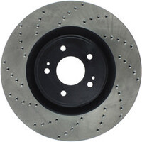 StopTech 08-16 Mitsubishi Lancer Sport Drilled Left Front Rotor