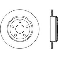 StopTech Drilled Sport Brake Rotor 11-17 Jeep Grand Cherokee (Excludes SRT8)