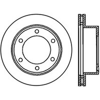 StopTech 04-09 Ford F150 2WD / 04-09 F150 4WD Drilled Left Rear Rotor