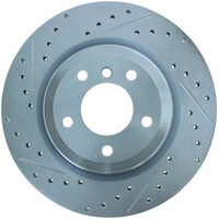 StopTech Select Sport 07-13 BMW 335i Slotted & Drilled Vented Left Rear Brake Rotor