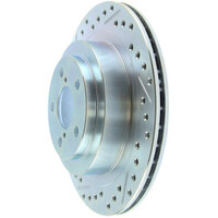 StopTech Select Sport 05-09 Subaru Legacy Select Slotted & Drilled Vented Left Rear Brake Rotor