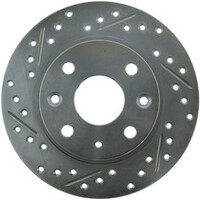 Stoptech 14-18 Subaru Forester Drilled & Slotted Rear Right Sport Brake Rotor