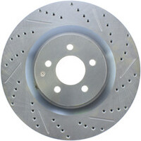 StopTech Select Sport 07-10 Ford Shelby Slotted and Drilled Right Rotor