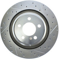 StopTech Select Sport 10-14 Dodge Challenger Drilled and Slotted Front Left Brake Rotor