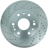 StopTech Select Sport 07-11 GM Silverado 1500 Slotted and Drilled Left Front Rotor