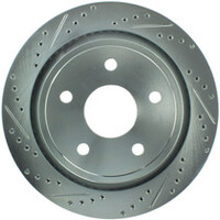 StopTech Select Sport 02-03 & 07-01 Dodge Ram 1500 / 04-09 Durango Slotted/Drilled Left Rear Rotor