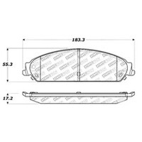 StopTech Street Select Brake Pads - Front/Rear