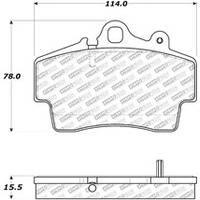 StopTech Street Select Brake Pads w/Hardware - Front