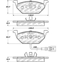 StopTech Street Select Brake Pads - Front