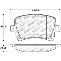 StopTech Street Select Brake Pads - Front