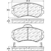 StopTech Street Select Brake Pads - Front