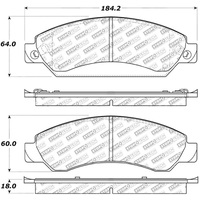 StopTech Street Select Brake Pads - Front