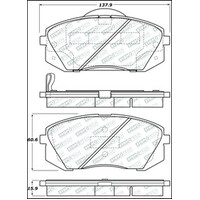 StopTech Street Select Brake Pads w/Hardware - Front