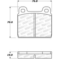 StopTech Street Touring 75-95 Alfa Romeo 2000 Spider/Graduate/Veloce Front Brake Pads