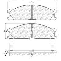 StopTech Street Touring 85-91 Nissan D21/720/Pathfinder Front Brake Pads