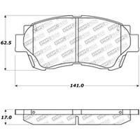 StopTech Street Touring Brake Pads