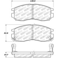 StopTech Street Touring 4/89-99 Mitsubishi Eclipse GST Front Brake Pads