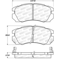 StopTech Street Brake Pads - Front