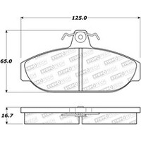 StopTech Street Brake Pads - Front