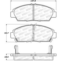 StopTech Street Brake Pads - Rear