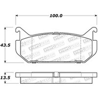 StopTech Street Brake Pads - Rear