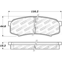 StopTech Street Brake Pads - Rear