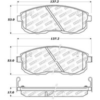 StopTech Street Touring 02-05 350z / 03-04 G35 / 03-05 G35X Front Brake Pads