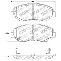 StopTech Street Touring 03-10 Honda Accord / 02-06 CR-V Front Brake Pads