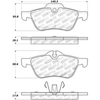 StopTech Street Touring 02-06 Mini Front Brake Pads