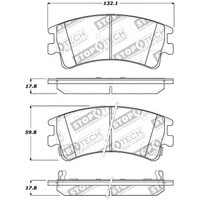 StopTech Street Touring Brake Pads