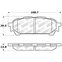 StopTech Street Touring 03-05 WRX Rear Brake Pads