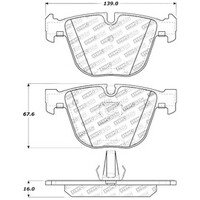 StopTech Street Touring 06-09 BMW M5 E60 / 07-09 M6 E63/E63 Front Brake Pads