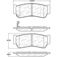 StopTech Street Brake Pads - Front