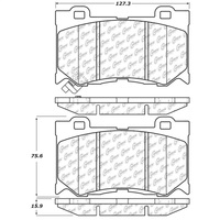 StopTech Street Touring 09-13 Infiniti FX35/FX37/FX45/FX50/08-13 G37 Front Brake Pads