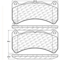 StopTech Street Touring 08-09 Lexus IS F Rear Brake Pads