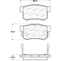 StopTech Street Brake Pads - Front