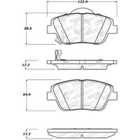 StopTech Street Brake Pads - Front