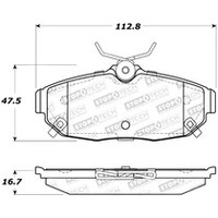 StopTech Street Brake Pads - Rear