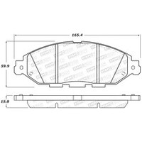 StopTech Street Brake Pads - Front