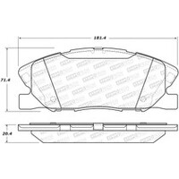 StopTech Street Brake Pads - Rear