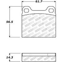 StopTech Performance 98-04 Volvo C70/98-00 V70 Rear Brake Pads