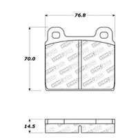 StopTech Performance 75-95 Alfa Romeo 2000 Spider/Graduate/Veloce Front Brake Pads