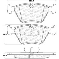 StopTech 95-99 BMW M3 / 01-07 M3 E46 / 89-93 M5 / 98-02 Z3 M series / 93-95 530 Front Brake Pads