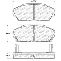 StopTech Performance 90-93 Acura Integra / 90-93 Honda Civic Sedan / 90-91 Prelude Front Brake Pads