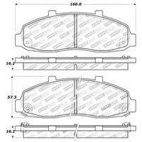 StopTech Sport Brake Pads w/Shims & Hardware - Front