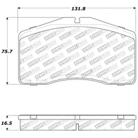 StopTech Performance 92-98 Porsche 911 Front Brake Pads